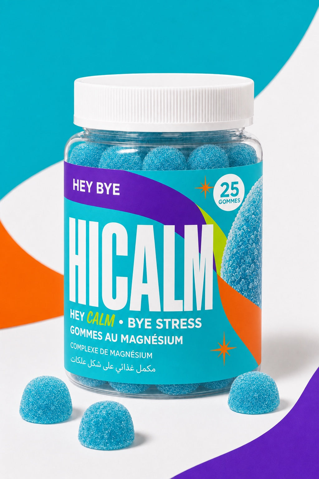 HICALM magnesium gummies by HEY BYE