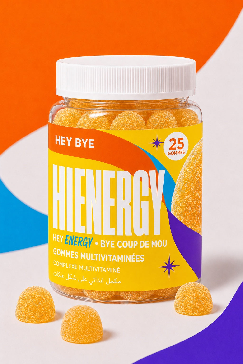 HIENERGY multivitamin gummies by HEY BYE