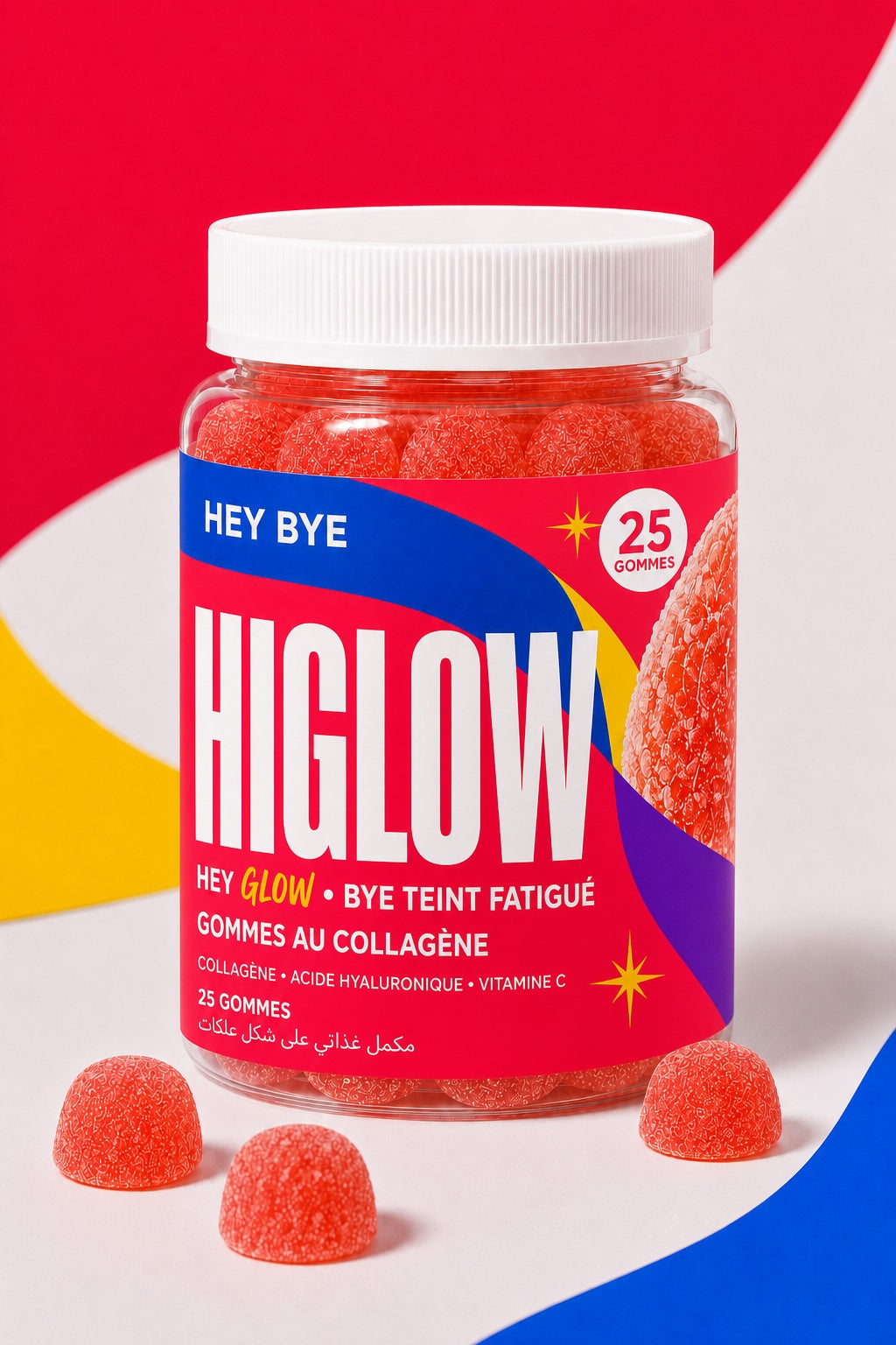 HIGLOW collagen gummies by HEY BYE